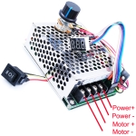 КИТ РЕГУЛАТОР НА НАПРЕЖЕНИЕ DC 60А PWM С РЕВЕРС И ДИСПЛЕЙ