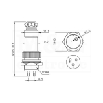 БУКСА 3 ПИНА 236 МИНИ КОМПЛЕКТ