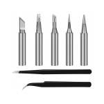 ПОЯЛНИК С ТЕРМОРЕГУЛАТОР 60W ОТВЕРТКИ ПИНЦЕТИ ВАКУУМ ПОМПА КОМПЛЕКТ 19 ЧАСТИ