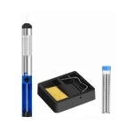 ПОЯЛНИК С ТЕРМОРЕГУЛАТОР 60W ОТВЕРТКИ ПИНЦЕТИ ВАКУУМ ПОМПА КОМПЛЕКТ 19 ЧАСТИ