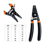 КЛЕЩИ КОМПЛЕКТ С ЧЕЛЮСТИ ЗА КЕРБОВАНЕ КРИМПВАНЕ НА КАБЕЛНИ ОБУВКИ НАКРАЙНИЦИ КОНЕКТОРИ