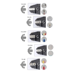 КЛЕЩИ КОМПЛЕКТ С ЧЕЛЮСТИ ЗА КЕРБОВАНЕ КРИМПВАНЕ НА КАБЕЛНИ ОБУВКИ НАКРАЙНИЦИ КОНЕКТОРИ