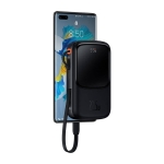 ПРЕНОСИМА БАТЕРИЯ POWER BANK USB/USB-C + USB-C КАБЕЛ 22.5W 10000MAH BASEU