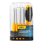 ОТВЕРТКИ КОМПЛЕКТ 8 БРОЯ DELI TOOLS EDL636009