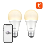 ЛАМПА SMART WIFI  КОМПЛЕКТ 2700K LED 220V E27 8W ТОПЛА СВЕТЛИНА ДИМИРУЕМА КОМПЛЕКТ 2 БРОЯ