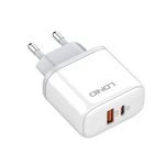 Зарядно за телефон USB-C+USB-A С КАБЕЛ USB-C/LIGHTNING QC PD ултра бързо LDNIO 45W
