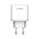 Зарядно за телефон USB-C+USB-A С КАБЕЛ USB-C/LIGHTNING QC PD ултра бързо LDNIO 45W