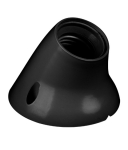 ФАСУНГА НАКЛОНЕНА E27 ЧЕРНА