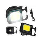 ФЕНЕРЧЕ МУЛТИФУНКЦИОНАЛНА МИНИ ЛАМПА 6W 500LM С БАТЕРИЯ 3.7V КАРАБИНЕР И МАГНИТЕН ДЪРЖАЧ