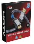 КАБЕЛ 550 5М HDMI/HDMI МЪЖКИ HDTV 2.1V 8K 60HZ 48GBPS ATC