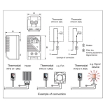 ТЕРМОРЕГУЛАТОР ТЕРМОСТАТ ОТ 0 ДО +60C 10A