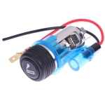 БУКСА АВТОЗАПАЛКА ЖЕНСКА С КАБЕЛ, 12VDC 10A КОМПЛЕКТ