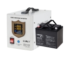 UPS ИНВЕРТОР KEMOT РЕЗЕРВНО ЗАХРАНВАНЕ 300W ЧИСТА СИНУСОИДА КОМПЛЕКТ С ТЯГОВА БАТЕРИЯ 33AH