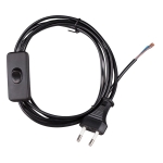 КАБЕЛ С МЪРЗЕЛИВКА 2 М ЧЕРЕН