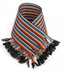 КАБЕЛ МОНТАЖЕН ЛЕНТОВ ДЖЪМПЕРИ 10 PIN ЦВЕТЕН 20 СМ ЖЕНСКИ