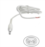 КАБЕЛ С БУКСА ЗАХРАНВАЩА ТИП 8 ЗА АДАПТОР PHILIPS 13V И 15V БЯЛ