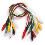 КАБЕЛ С КРОКОДИЛИ МАЛКИ КОМПЛЕКТ 10 БР