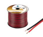 КАБЕЛ ТОНКОЛОНИ 2X0.5 ММ ЧЕРВЕНО/ЧЕРЕН МЕДЕН ПРОФЕСИОНАЛЕН