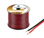 КАБЕЛ ТОНКОЛОНИ 2X1 ММ ЧЕРВЕНО/ЧЕРЕН МЕДЕН ПРОФЕСИОНАЛЕН