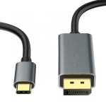 КАБЕЛ USB-C/DISPLAY PORT МЪЖКИ 4K 60HZ 1.8M ATC