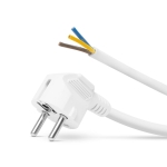 КАБЕЛ ЗАХРАНВАЩ С ЩЕПСЕЛ 3X1.5MM БЯЛ 5 МЕТРА