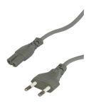 КАБЕЛ ЗАХРАНВАЩ ЗА КАСЕТОФОН 1.5M СИВ