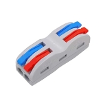 КЛЕМА ТИП WAGO 2-2 НАСРЕЩНА SPL-2 ЦВЕТНА