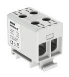 КЛЕМА ТУНЕЛНА ЗА ДИН ШИНА 1P 1.5-50ММ2 160A 1000V ДВОЙНА