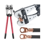 КЛЕЩИ ПРЕСА С ЛОСТОВ МЕХАНИЗЪМ ЗА КЕРБОВАНЕ КРИМПВАНЕ НА КАБЕЛНИ ОБУВКИ НАКРАЙНИЦИ 10-120ММ2