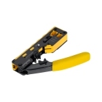 КЛЕЩИ ЗА КРИМПВАНЕ НА RJ12 RJ45 БУКСИ CAT 5/6/7 ПРОХОДНИ REBEL