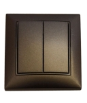 КЛЮЧ ДВОЕН МЕТАЛИК СИВ