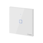 КЛЮЧ SMART WIFI+RF 433MHZ ЕДИНИЧЕН ЗА ОСВЕТЛЕНИЕ БЯЛ SONOFF T1 EU TX