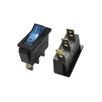 КЛЮЧ СВЕТЕЩ 2 ПОЗИЦИИ ЕДИНИЧЕН ГОЛЯМ СИН