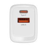 Зарядно за телефон и лаптоп USB-C+USB-A QC PD ултра бързо  65W