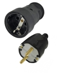 КОМПЛЕКТ ЩЕПСЕЛ И КОНТАКТ ЗА КАБЕЛ IP44