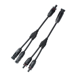 КОНЕКТОР РАЗКЛОНИТЕЛ КОМПЛЕКТ 1-2 ЗА СОЛАРЕН ПАНЕЛ С КАБЕЛ