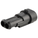 КОНЕКТОР ЩЕПСЕЛ МЪЖКИ AMP-0-0282104-1, 2 PIN