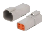 КОНЕКТОР ЩЕПСЕЛ МЪЖКИ DEUTSCH DT04-4P, 4 PIN