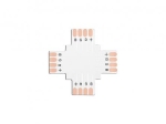 КОНЕКТОР ЗА LED ЛЕНТА Х-ОБРАЗЕН 10MM, 4PIN RGB