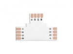 КОНЕКТОР ЗА LED ЛЕНТА T-ОБРАЗЕН 10MM, 4PIN RGB