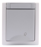 КОНТАКТ ШУКО ВЪНШЕН С КАПАК PANASONIC