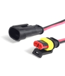 БУКСА КОНЕКТОР КУПЛУНГ-2 КОМПЛЕКТ ВЛАГОЗАЩИТЕН AMP