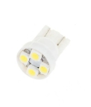 ЛАМПА АВТОМОБИЛНА 12V T10 LED WHITE 4X3528