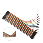 КАБЕЛ МОНТАЖЕН ЛЕНТОВ ДЖЪМПЕРИ 10 PIN ЦВЕТЕН 20 СМ МЪЖКИ/ЖЕНСКИ