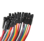 КАБЕЛ МОНТАЖЕН ЛЕНТОВ ДЖЪМПЕРИ 10 PIN ЦВЕТЕН 20 СМ МЪЖКИ/ЖЕНСКИ