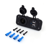 МОДУЛ ЗАРЯДНО ЗА АВТОМОБИЛ 12V/8A, 5V/2.1A 2USB