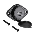 МОДУЛ ЗАРЯДНО ЗА АВТОМОБИЛ 12V/24V С БЪРЗО ЗАРЕЖДАНЕ QC+PD USB-A+USB-C