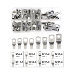 КАБЕЛНИ ОБУВКИ УХО МЕДНИ КАЛАЙДИСАНИ КОМПЛЕКТ 60 БР.