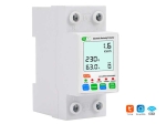 РЕЛЕ ВАТМЕР ВОЛТ-АМПЕРМЕТЪР ТОКОВА И НАПРЕЖЕНОВА ЗАЩИТА С WIFI SMART ДИСТАНЦИОННО УПРАВЛЕНИЕ AC 230V