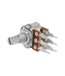 ПОТЕНЦИОМЕТЪР 220K СТЕРЕО ЛОГАРИТМИЧЕН